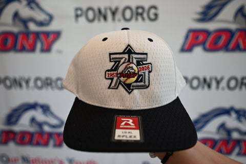 75th Anniversary Hat- White L/XL