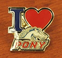I "Heart" PONY Logo Pin
